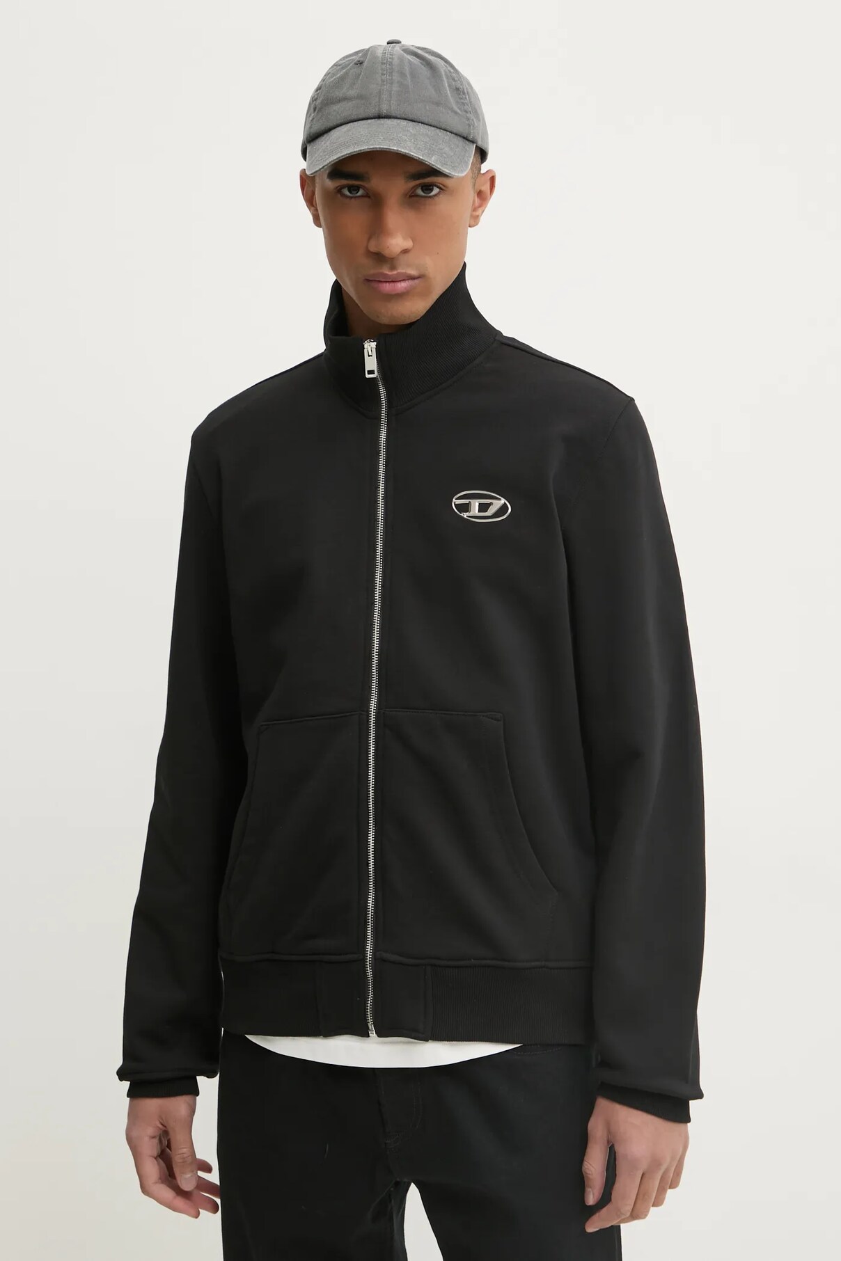 

Толстовка S-GINNI-ZIP-OD ТОЛСТОВКА Diesel, черный