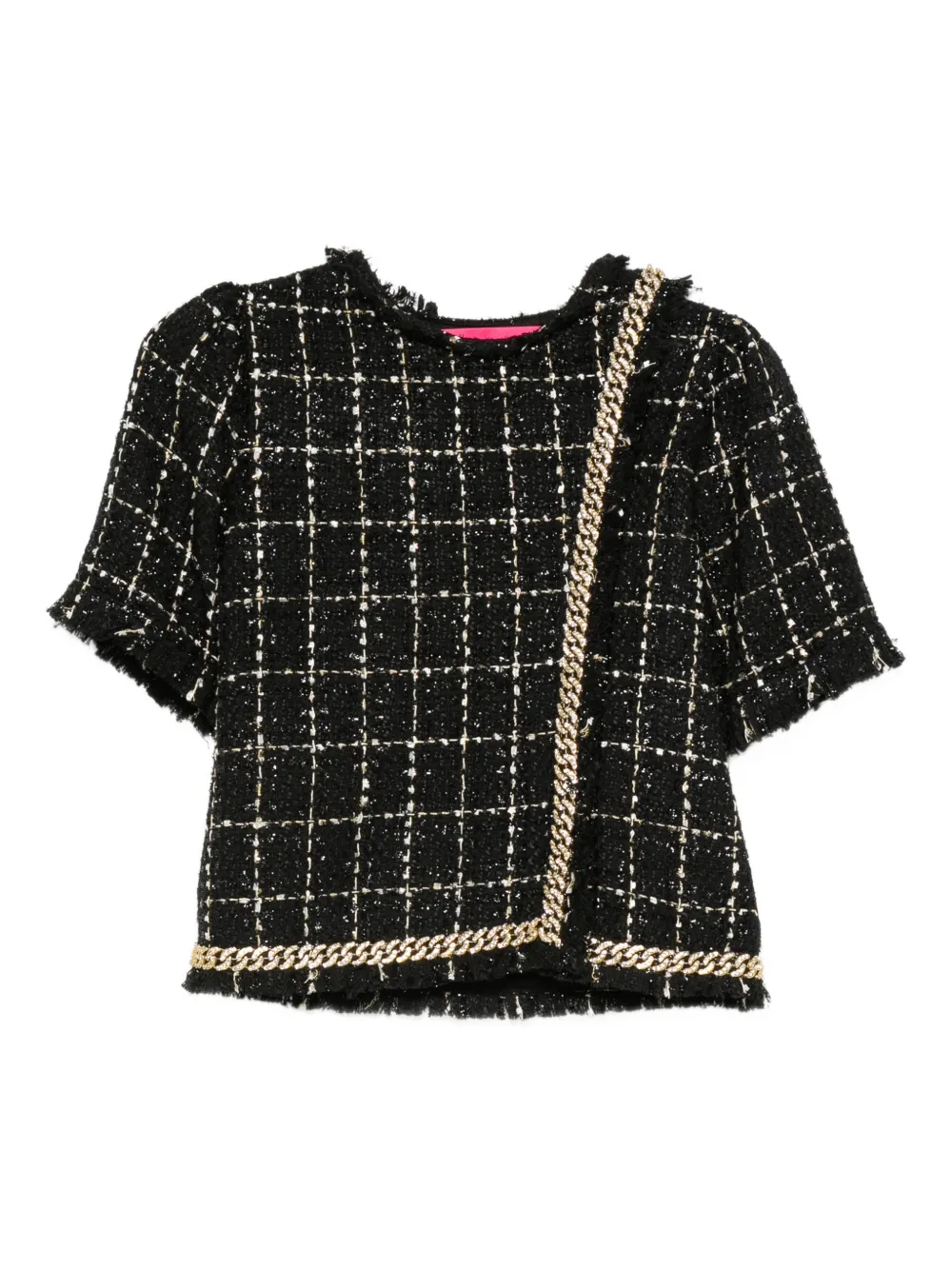 

Топ Makoa с цепочкой Miau By Clara Rotescu, черный