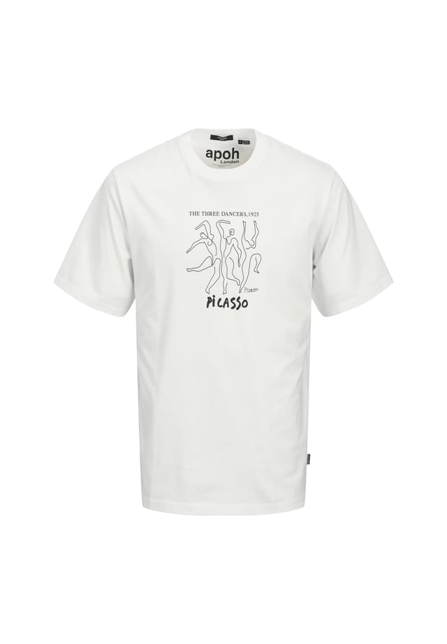 

Футболка с короткими рукавами Picasso Jack & Jones, белый