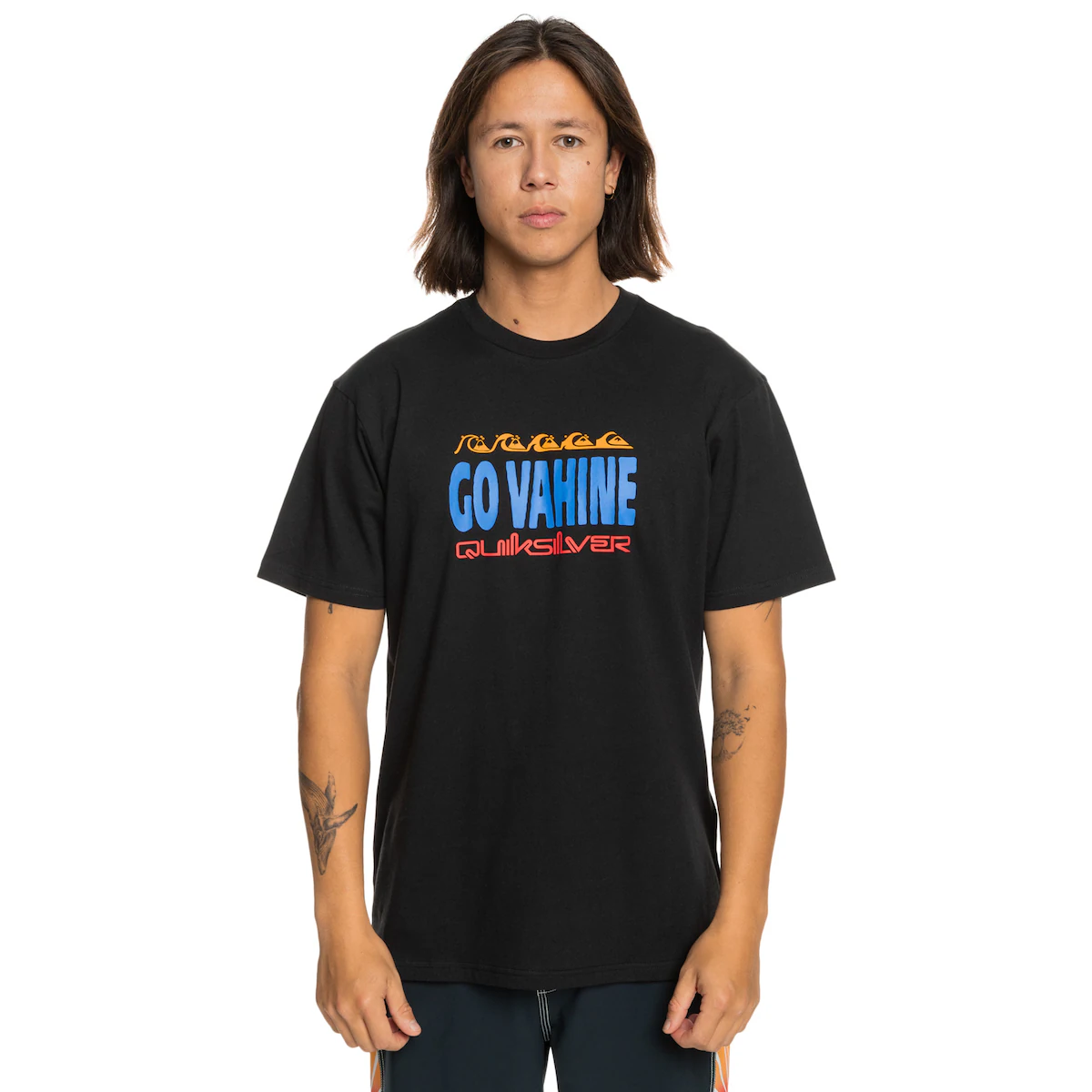 

Go Vahine Quiksilver мужская футболка, чёрный