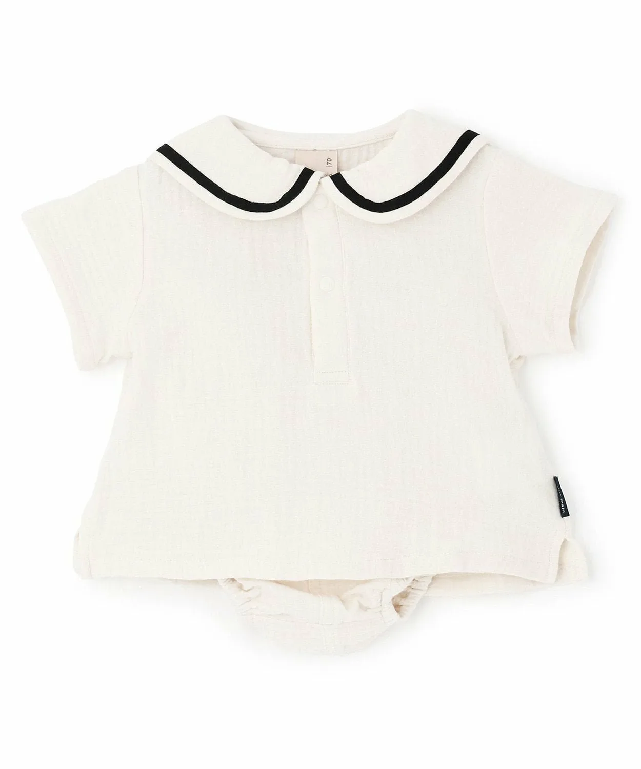 Комплект матросского костюма из марли Petit main, Ivory
