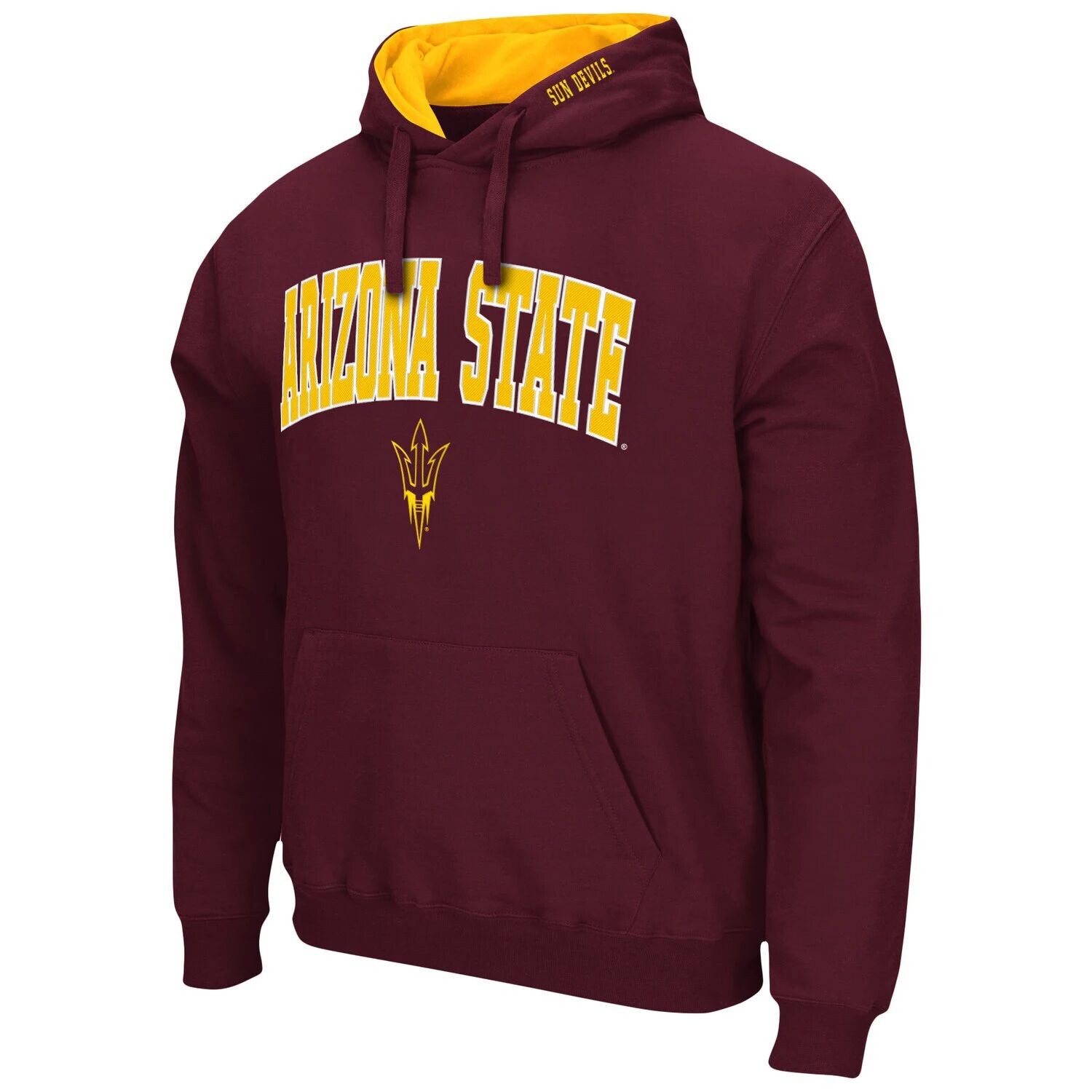 

Мужской бордовый пуловер с капюшоном Arizona State Sun Devils Arch & Logo 3.0 Colosseum, Красный, Мужской бордовый пуловер с капюшоном Arizona State Sun Devils Arch & Logo 3.0 Colosseum