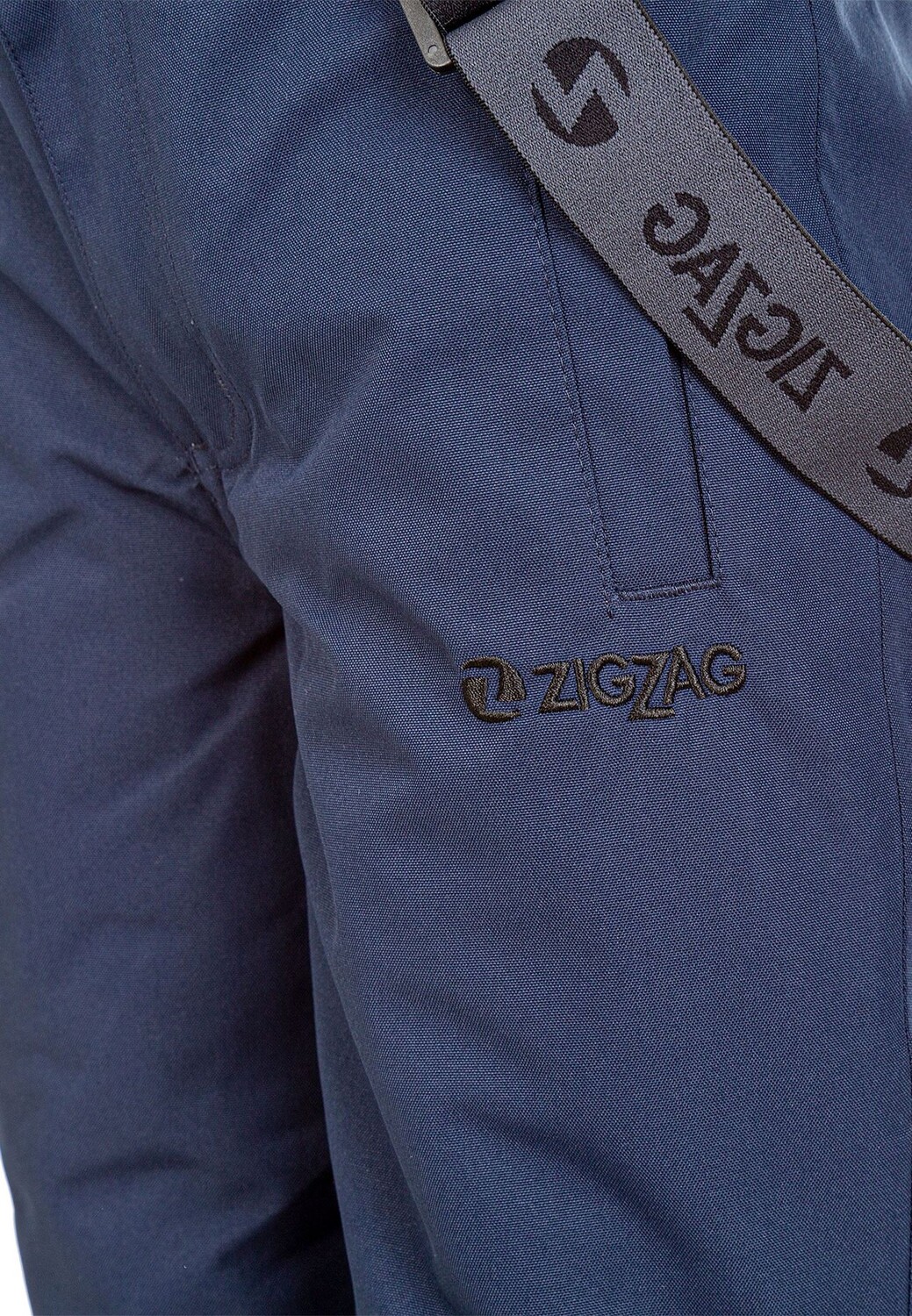 Лыжные брюки Soho со съемными подтяжками ZIGZAG, цвет Navy Blazer — фото 2