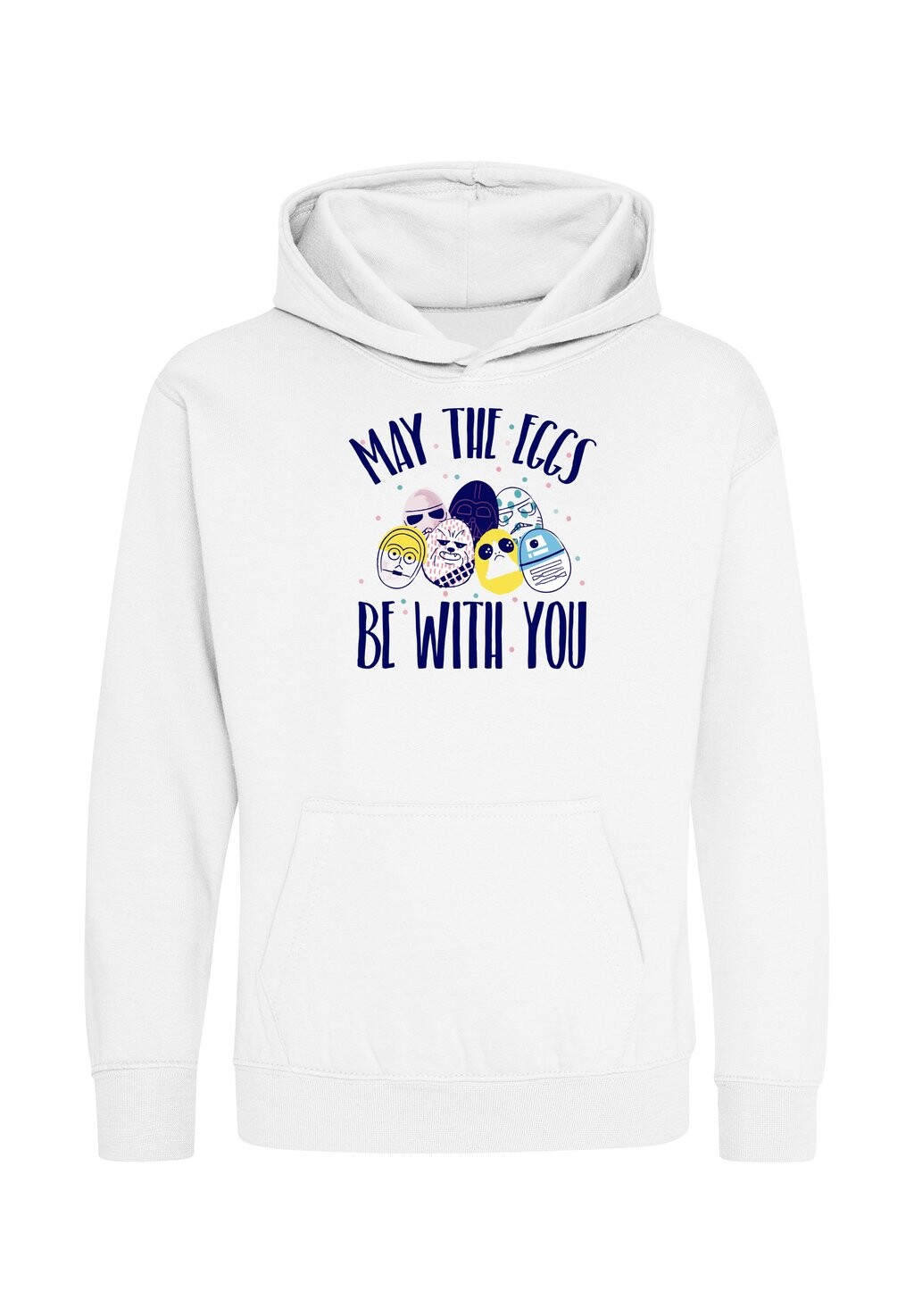 

Толстовка с капюшоном EGGS BE WITH YOU Star Wars, белый