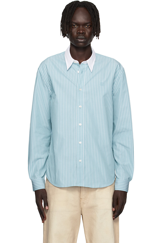 

Acne Studios Синяя рубашка на пуговицах