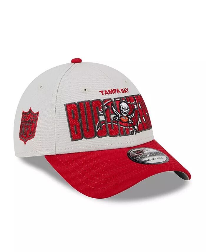 

Мужская регулируемая кепка Stone, Red Tampa Bay Buccaneers 2023 NFL Draft 9FORTY New Era