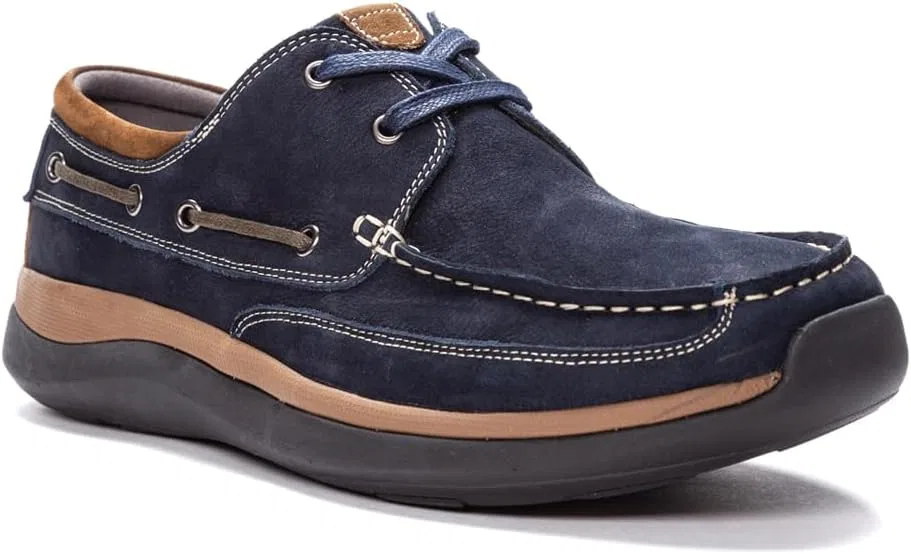 Мужские лодочные туфли Propét Pomeroy, Navy — фото 3