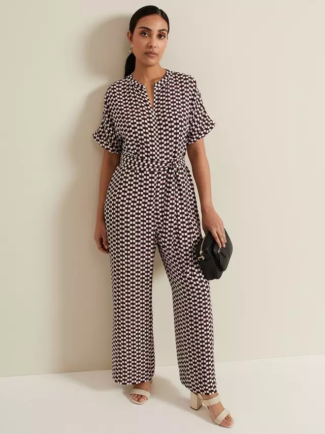 

Комбинезон Phase Eight Petite Andra Geometric, разноцветный