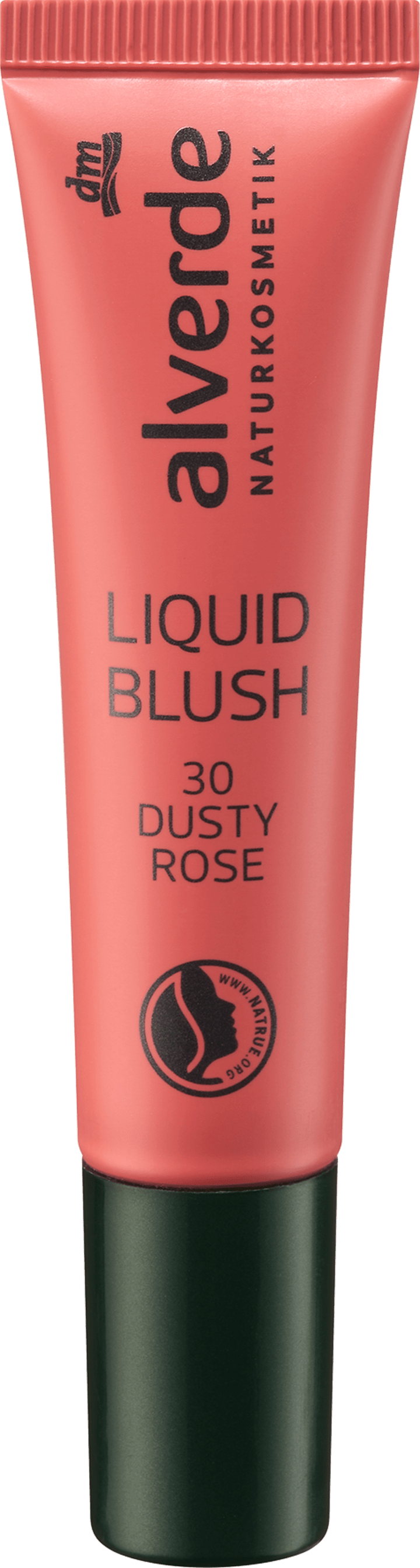 

Румяна alverde NATURKOSMETIK Liquid Blush 30 Dusty Rose, 15 ml