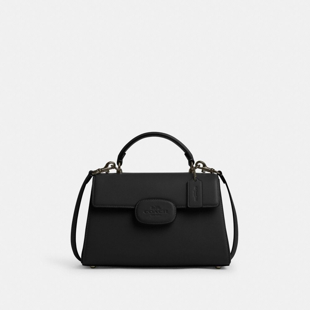 

Сумка Eliza с верхней ручкой COACH, цвет gunmetal/black, Черный, Сумка Eliza с верхней ручкой COACH, цвет gunmetal/black