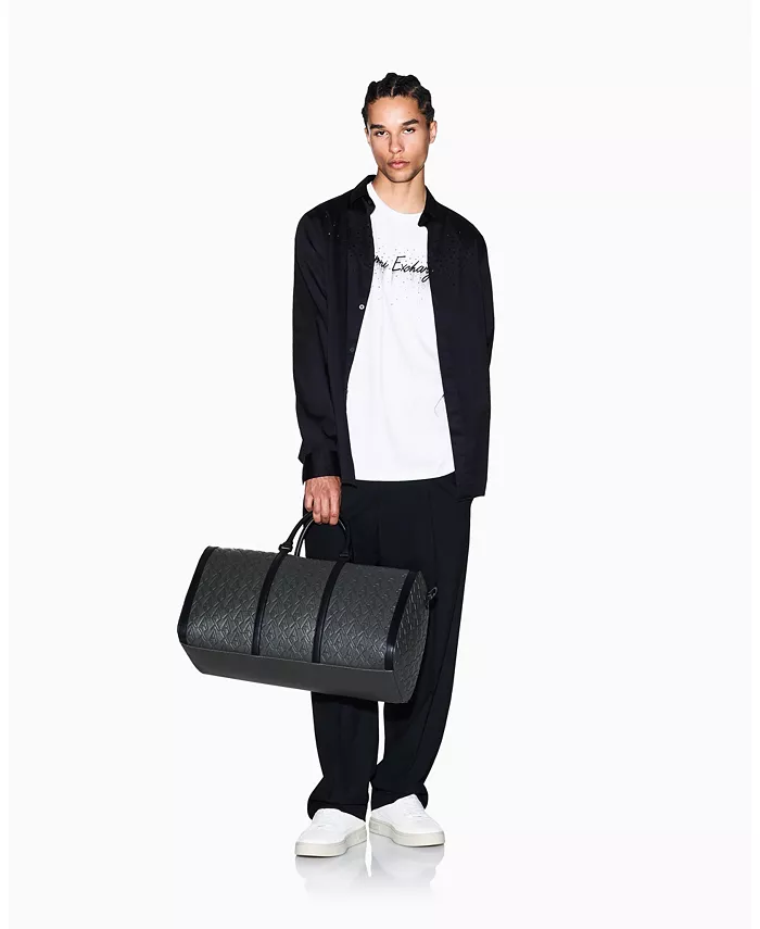 

Мужская футболка Night Lab с принтом и декором A|X Armani Exchange, белый