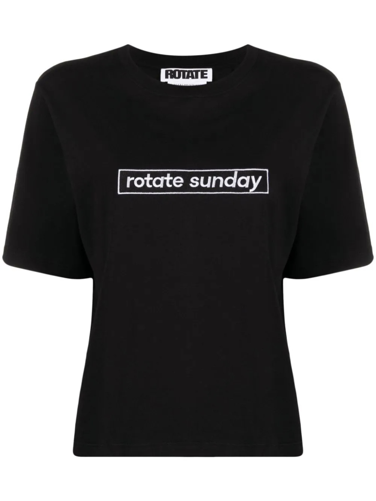 

ROTATE BIRGER CHRISTENSEN футболка Aster с логотипом, черный