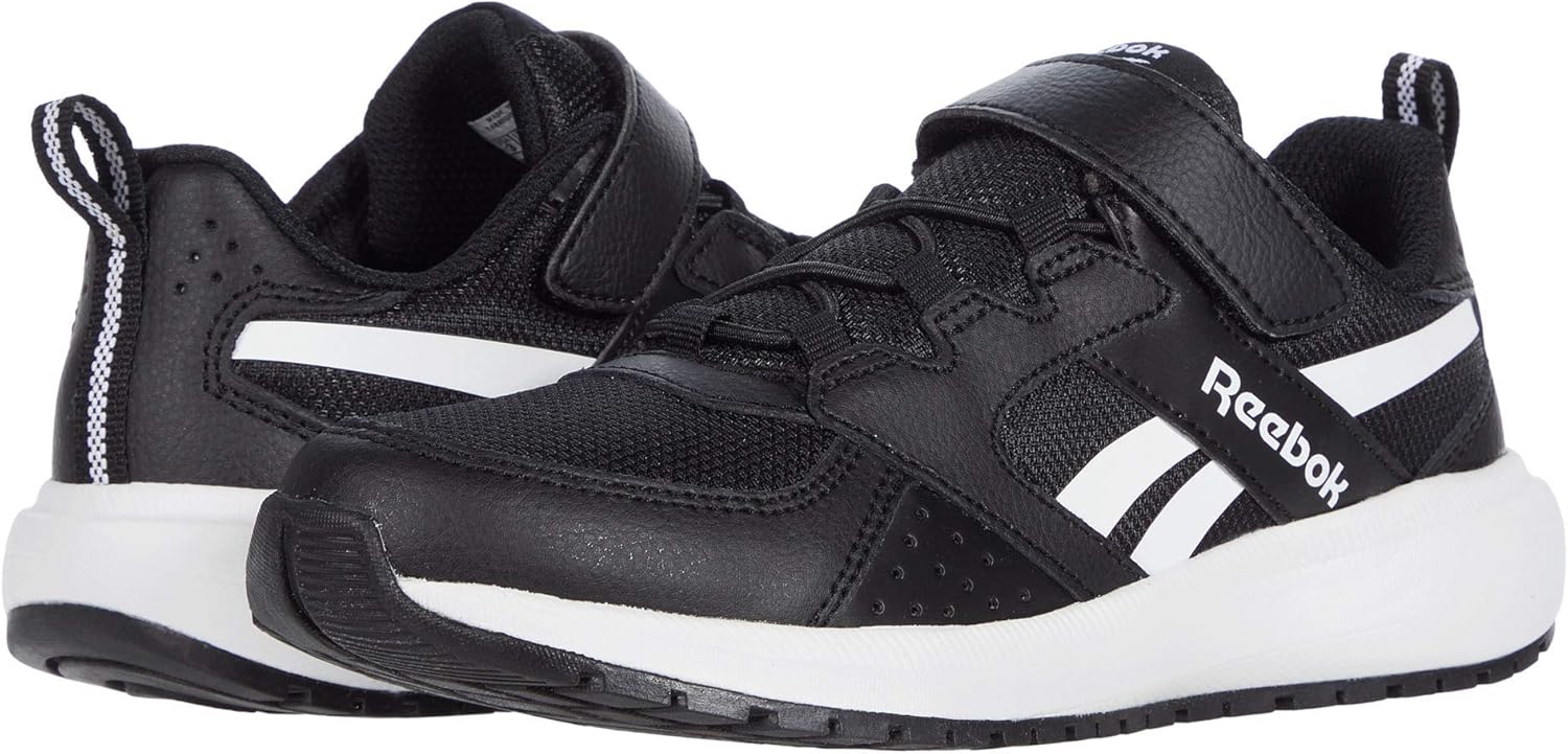 Кроссовки Reebok Unisex-Child Road Supreme 2.0, белый/черный — фото 2