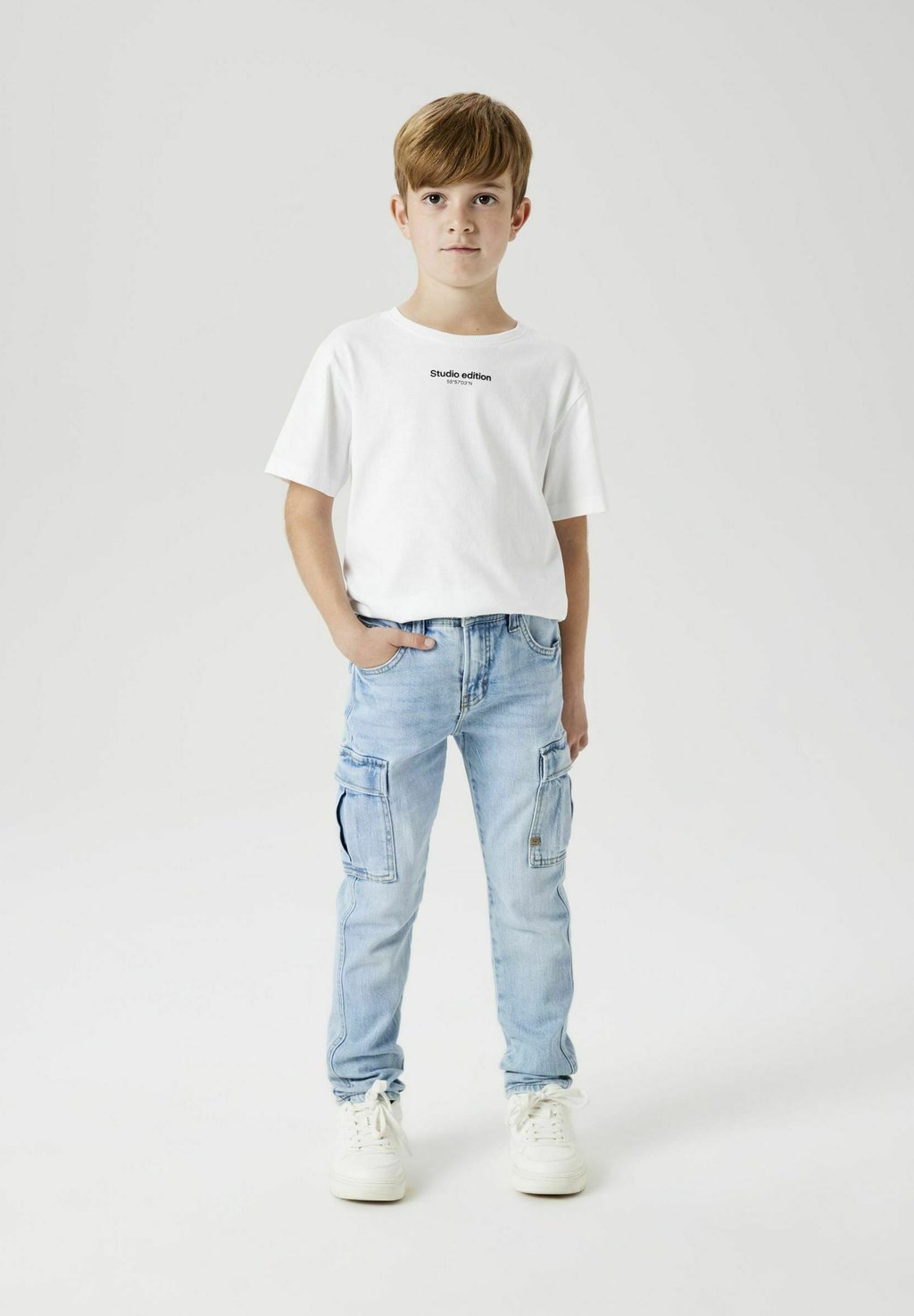 

Зауженные джинсы MSILAS TAP Name it, цвет Light Blue Denim