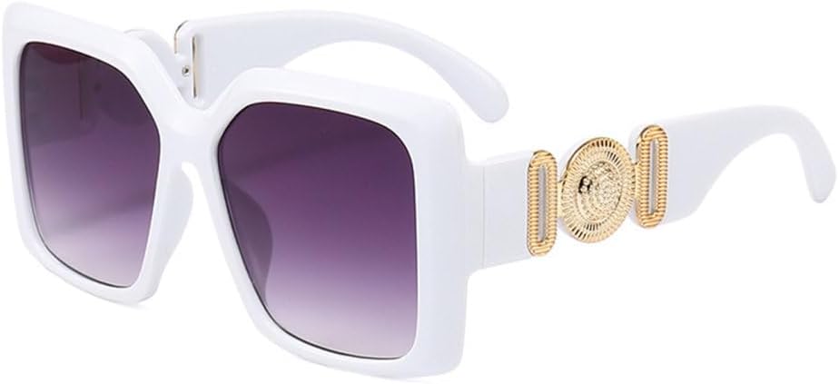 

Популярные солнцезащитные очки 2027 года для женщин, в стиле ретро, ​​для мужчин, модные солнцезащитные очки для путешествий, женские солнцезащитные очки UV400 MTZJH, White