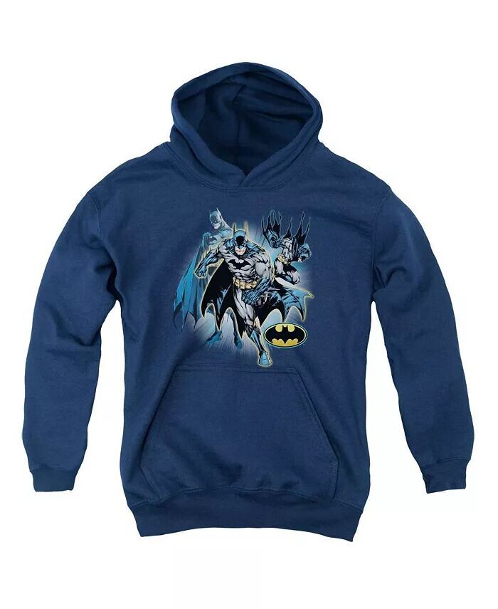 

Толстовка с капюшоном Boys of America Youth Batman Collage Justice League, синий