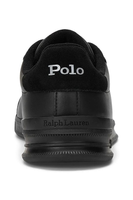 Кожаные кроссовки Hrt Crt II Polo Ralph Lauren, черный — фото 3