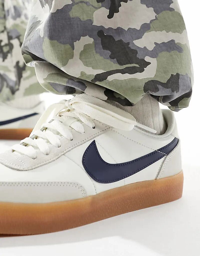 Кроссовки Nike Killshot белого и темно-синего цветов — фото 4