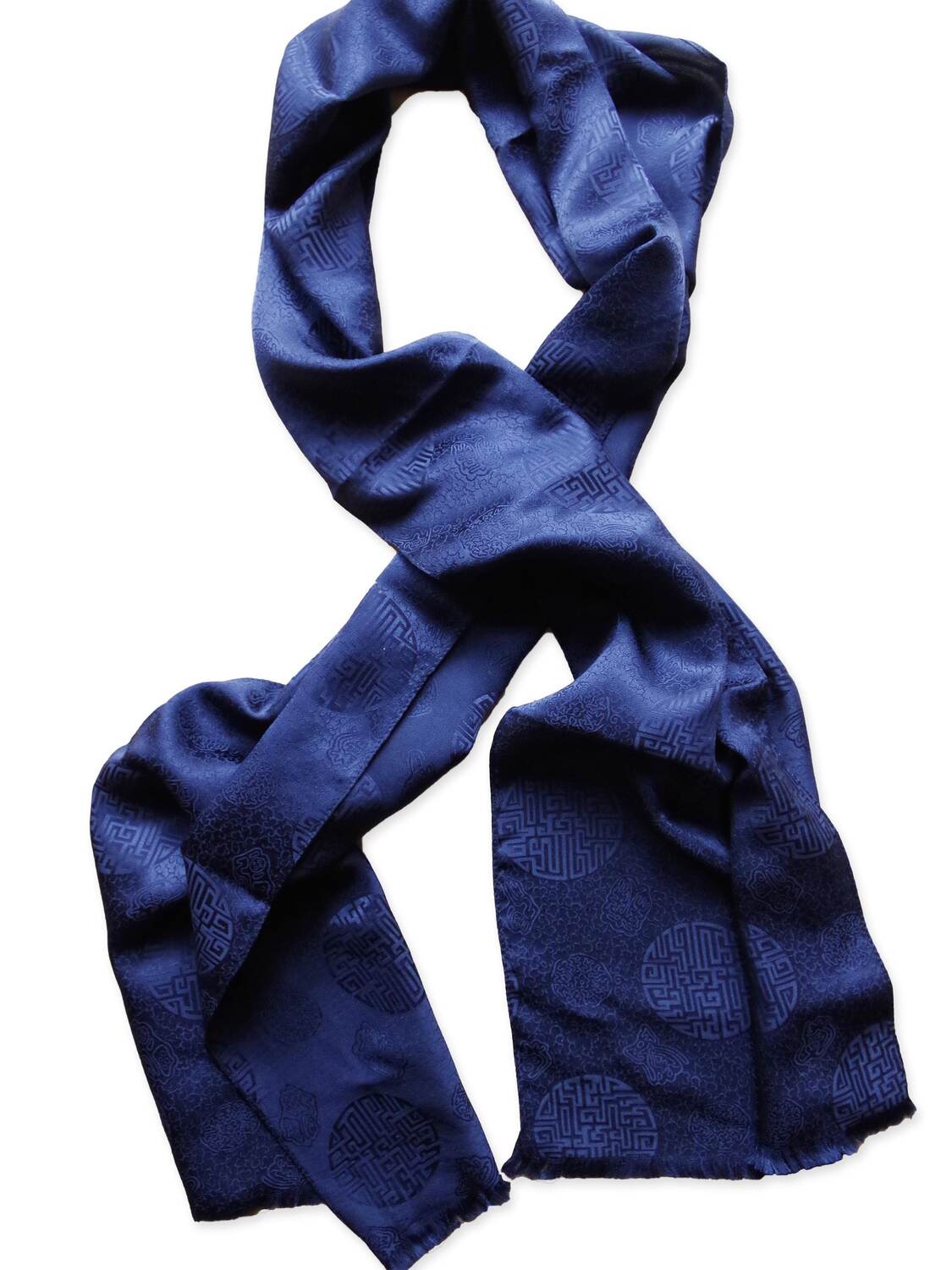 

Posh Gear Шарф 'Satinecho' в темно-синем цвете