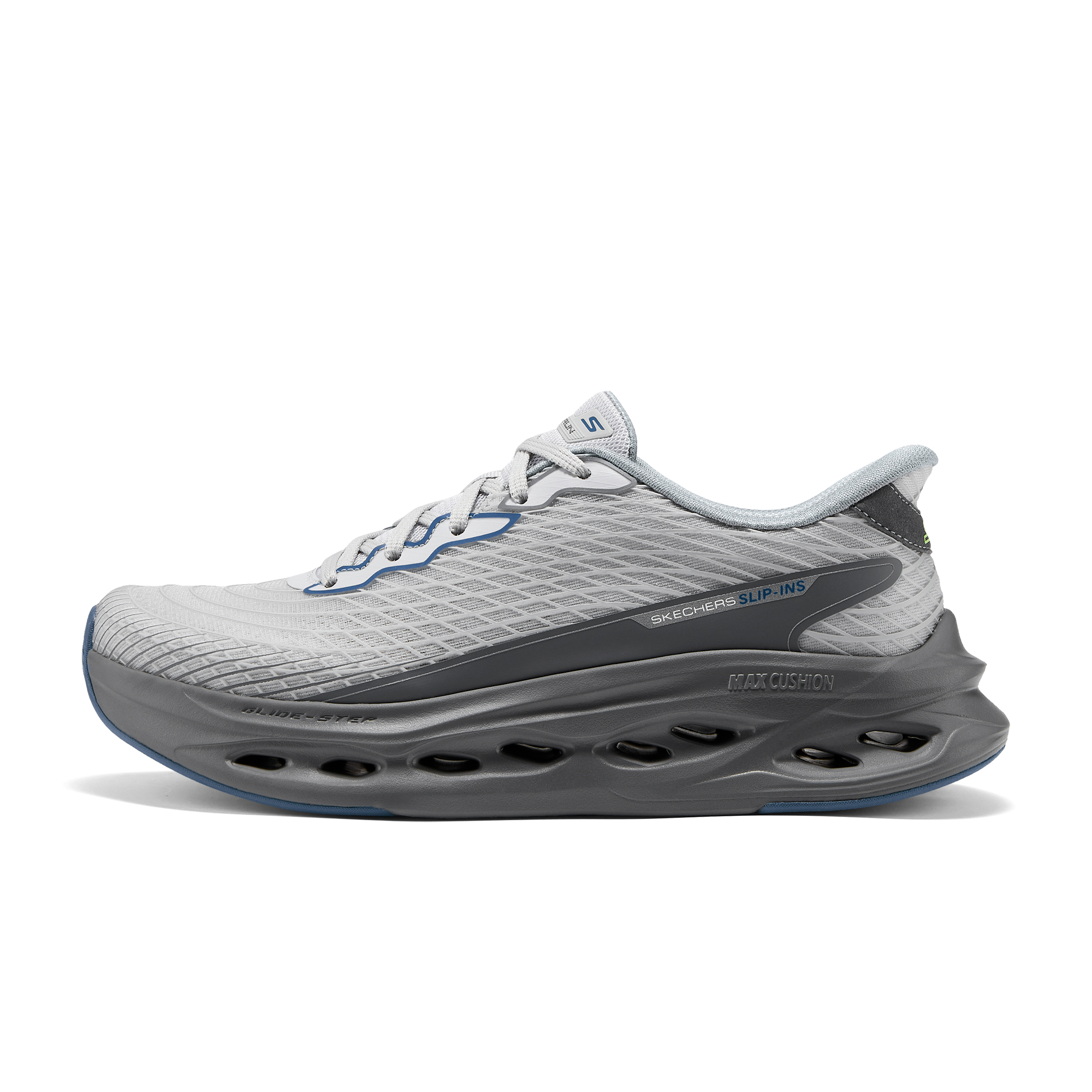 

Мужские кроссовки с низким верхом, устойчивые к истиранию, серые Skechers, Gray