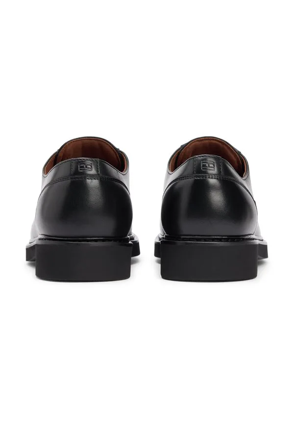 Сверхлегкие кожаные туфли-дерби на шнуровке Tommy Hilfiger, Black — фото 3
