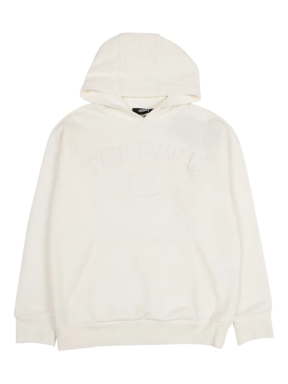 

Толстовка с вышитым логотипом Versace Kids, белый
