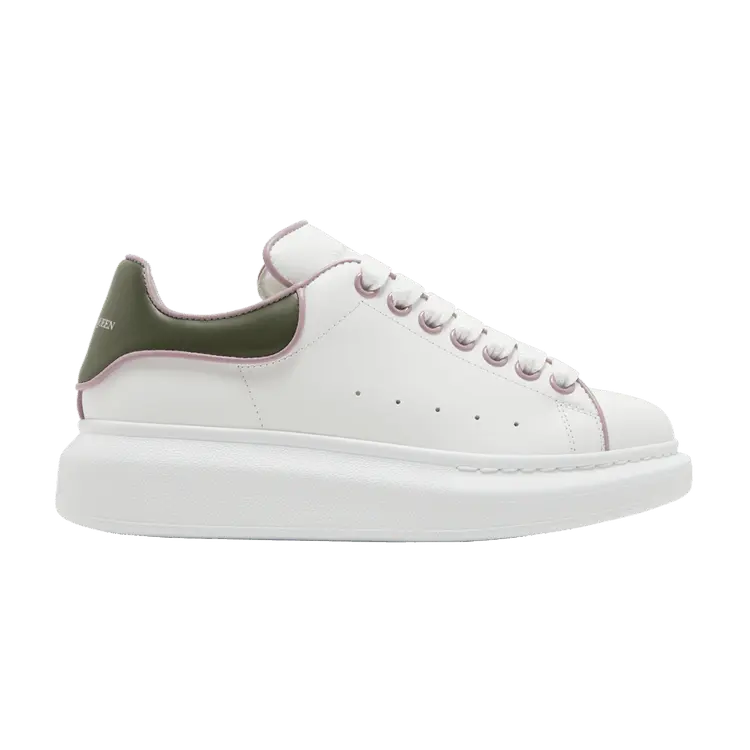 Кроссовки Alexander McQueen Alexander McQueen Wmns Oversized Sneaker 'White Military Green', белый