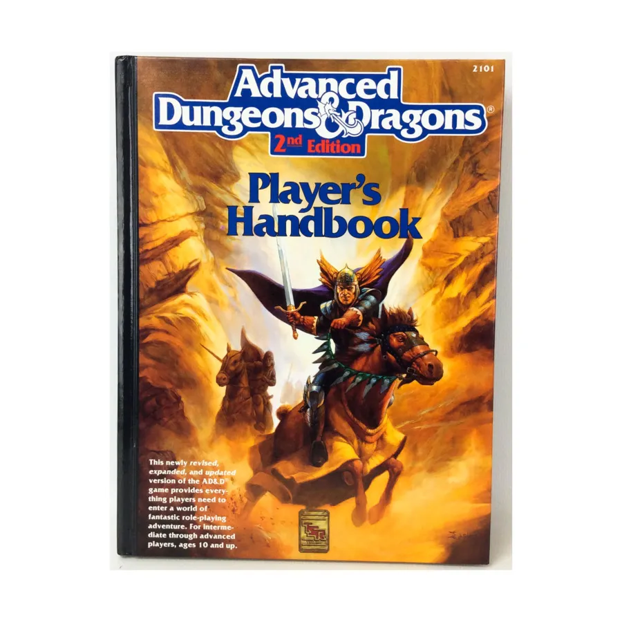 

Player's Handbook (10th Printing), Advanced Dungeons & Dragons (2nd Edition) - Player's Guides & Books, твердый переплет