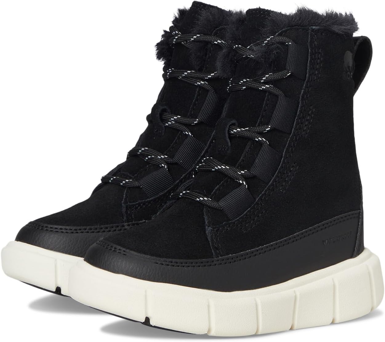 

Ботинки SOREL Kids Childrens Sorel Explorer III Lace WP, цвет Black/Sea Salt