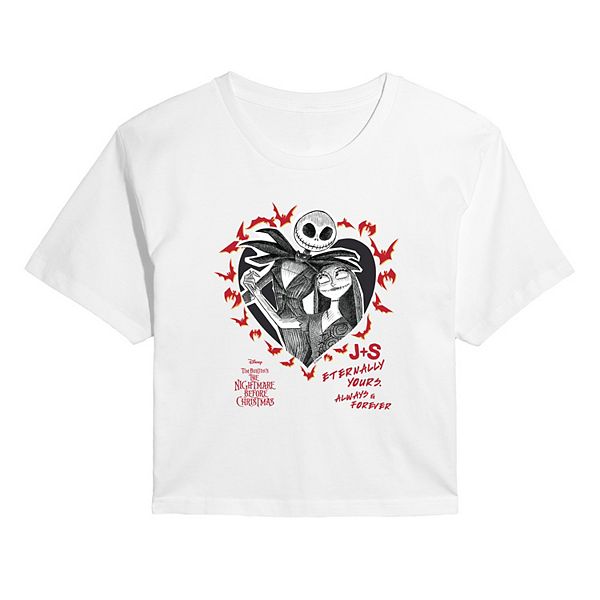

Футболка Juniors The Nightmare Before Christmas Jack & Sally Eternally Yours Disney