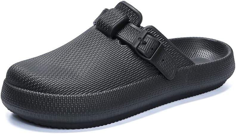 

Женские тапочки JSWEI, слипоны для медсестер, легкая обувь для садовых работ, удобные сандалии унисекс, черный