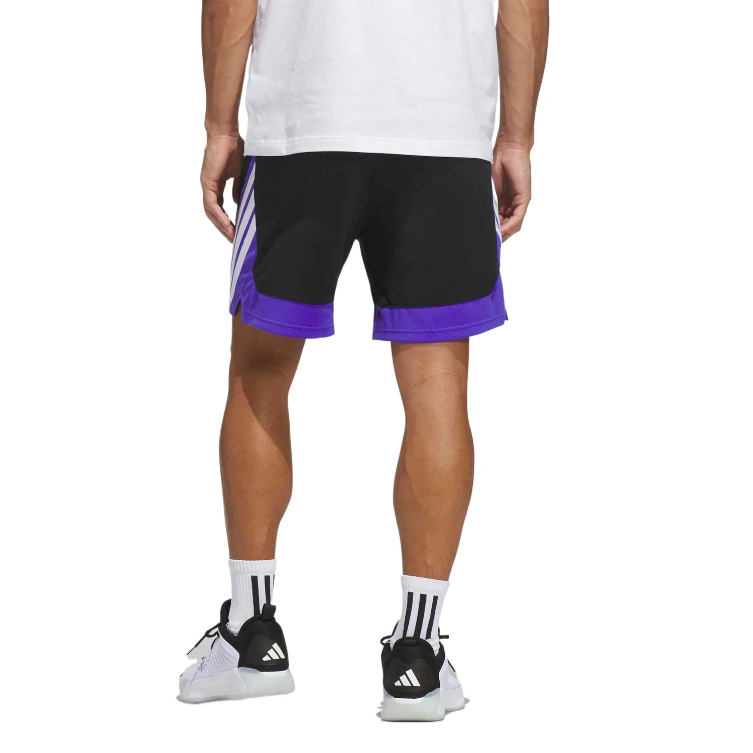 Спортивные шорты Adidas Black/Purple — фото 4