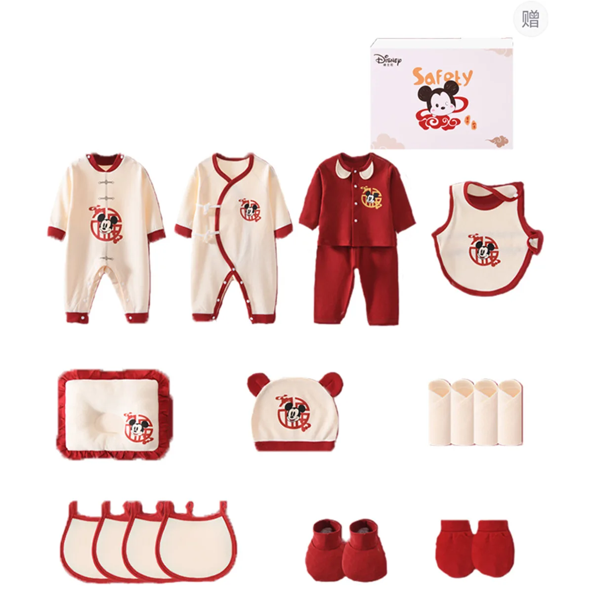 Подарочный набор для малыша Disney, [2 Set of 3 Box]All-Season Red — фото 3