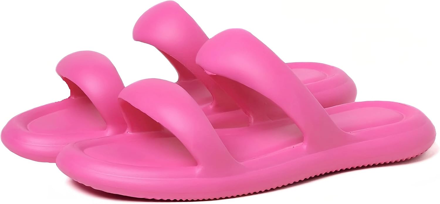 

Сандалии cloud с двойным ремешком на мягкой подошве eva Auraglor, розовый