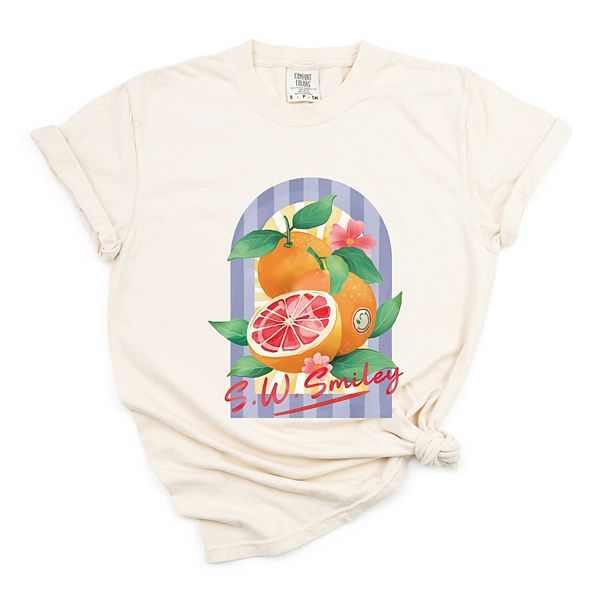 

SWSmiley fruits and stripes - женская футболка с принтом, окрашенная в готовом виде Simply Sage Market, Ivory, Зеленый, SWSmiley fruits and stripes - женская футболка с принтом, окрашенная в готовом виде Simply Sage Market, Ivory