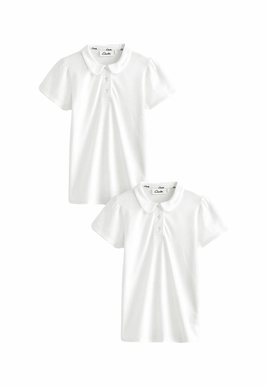 

Рубашка поло SHORT SLEEVE 2 PACK- REGULAR FIT Clarks, белый