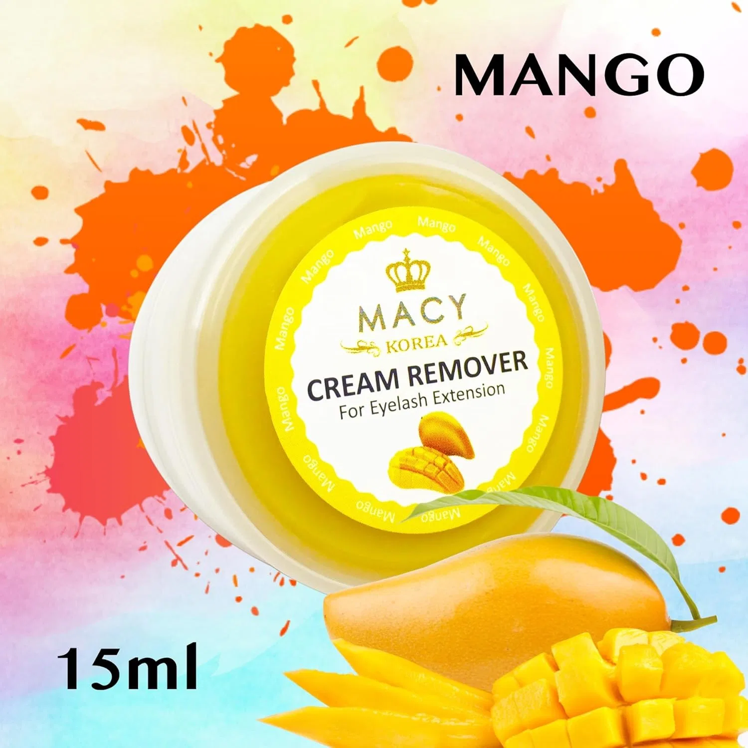 Крем-ремувер для ресниц «Macy» от P-Beauty, 15 г, аромат манго P-Beauty Cosmetic Accessories — фото 2