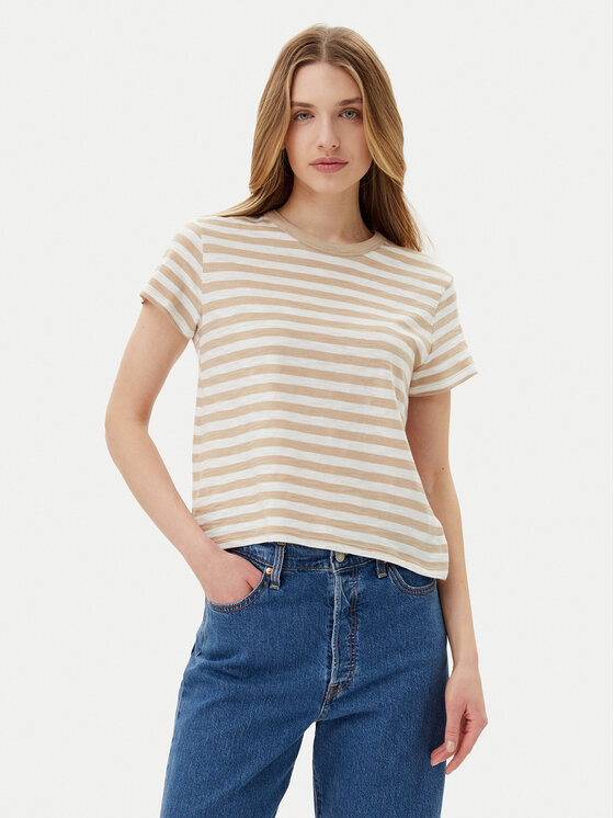

Футболка обычного кроя 723661-01 Gap, бежевый