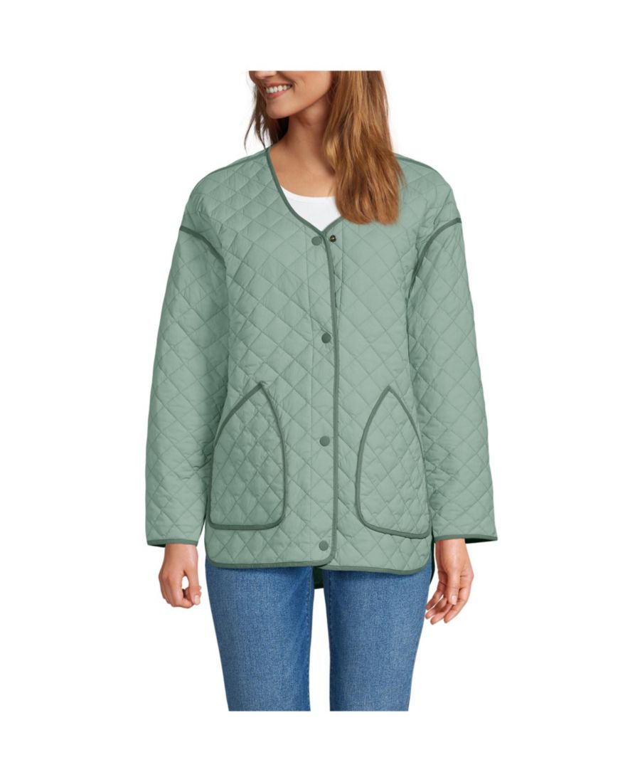 

Женская утепленная куртка-подкладка FeatherFree Lands' End, Lily pad green
