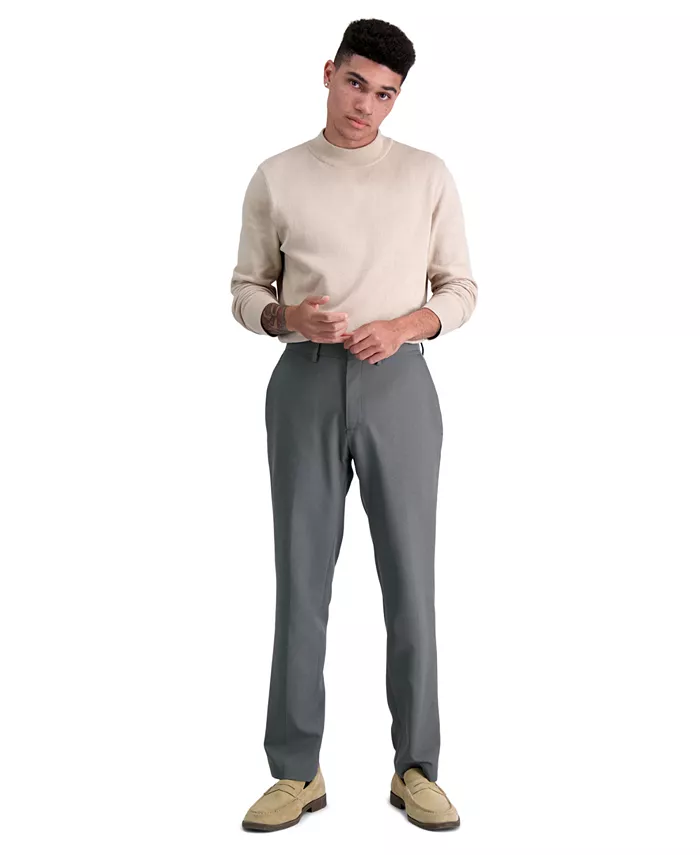 

Мужские классические брюки Modern-Fit в мелкую клетку Kenneth Cole Reaction, серый