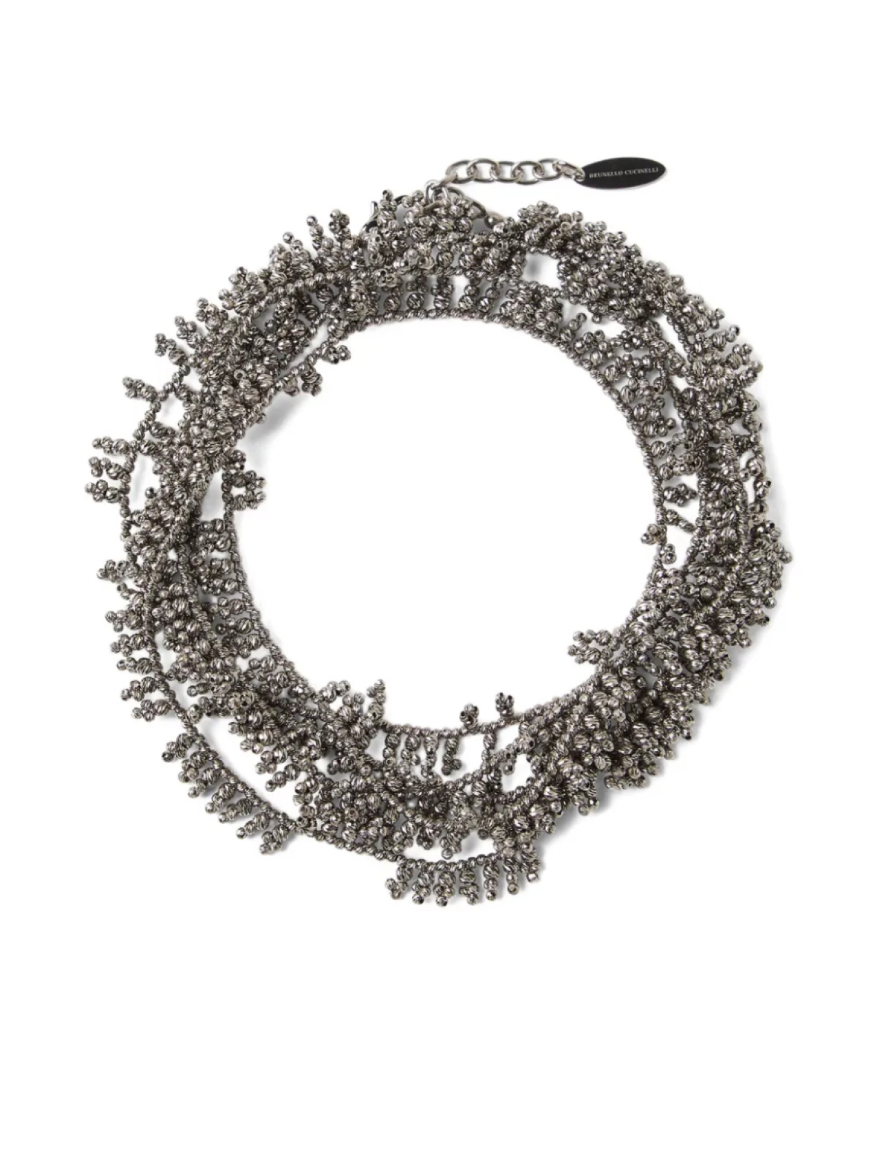 

Brunello Cucinelli браслет с узлом, серебряный