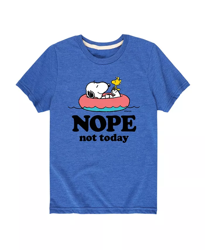 

Футболка с принтом "Big Boys Nope Not Today" Peanuts, синий
