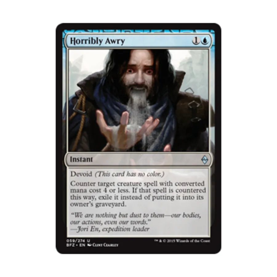 

CCG Ужасно неправильно (U), MTG - Battle for Zendikar
