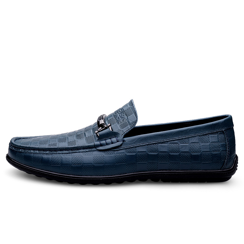 

Mulinsen Мужские повседневные кеды низкие голубые, цвет Blue[Leather Shoe Size: Athletic Shoes 41 = Size 40 in This Model]