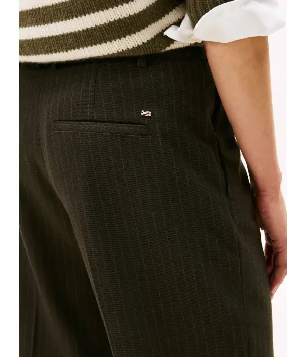 Брюки чинос straight fit Tommy Hilfiger, зеленый — фото 4