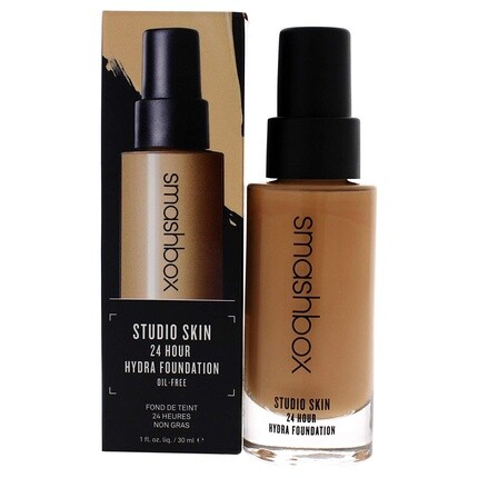 

Smashbox Studio Skin Увлажняющая тональная основа для женщин на 24 часа 2.2 Легкая и средняя женская тональная основа, 1 жидкая унция