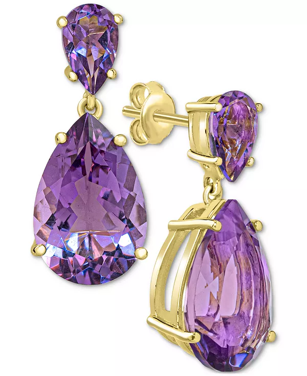 

Женские серьги-подвески из стерлингового серебра Macy'S, amethyst