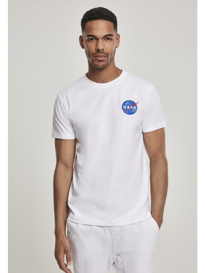 

Mister Tee Футболка "NASA Logo Embroidery Tee" белого цвета, Белый, Mister Tee Футболка "NASA Logo Embroidery Tee" белого цвета