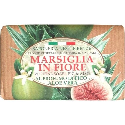 Натуральное мыло Marsiglia In Fiore, 4,4 унции, 125 г - набор из 3 шт., Saponeria Nesti Firenze — фото 3