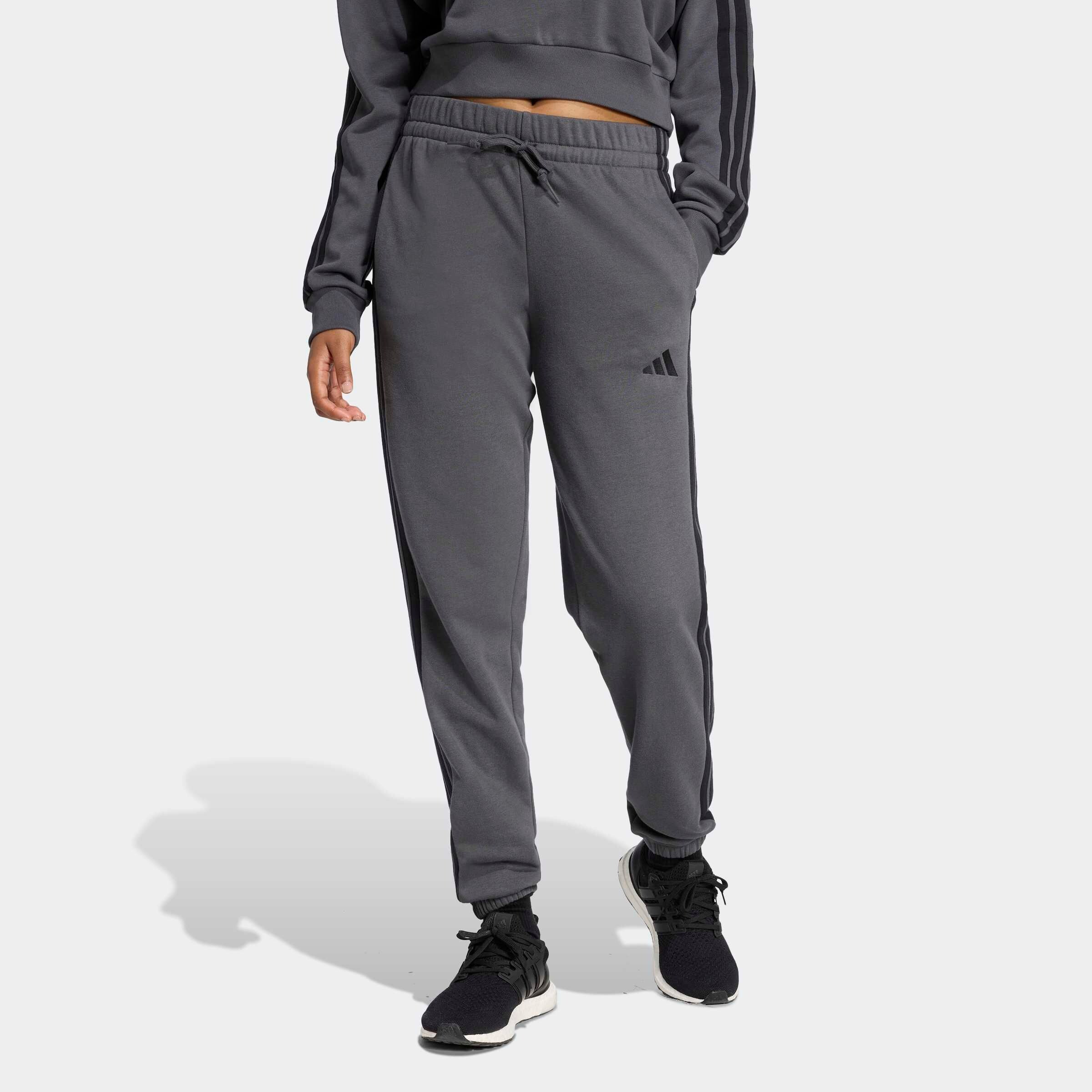 Adidas Sportswear Узкие спортивные штаны 'Essentials' в темно-сером цвете — фото 3
